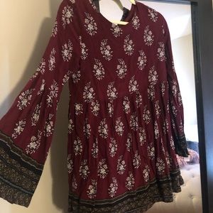 Multi color dress! Great for fall!